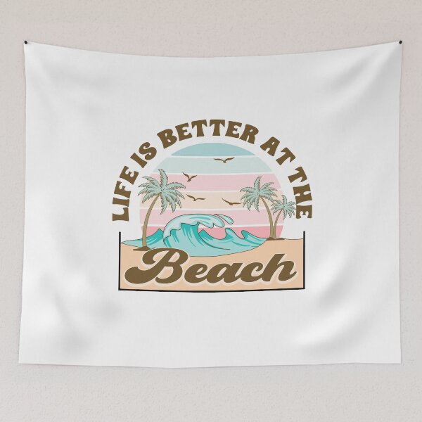 Item preview, Life Is Better At The Beach designed and sold by WiseNomad.