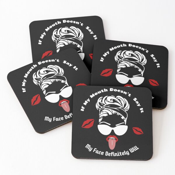 Item preview, Black shirt-  If my mouth doesnt say it, my face definitely will designed and sold by Largerterritory.