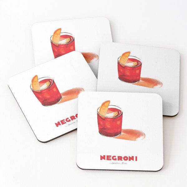 Item preview, Negroni Cocktail Art Print 	 designed and sold by iuimzlirn40.