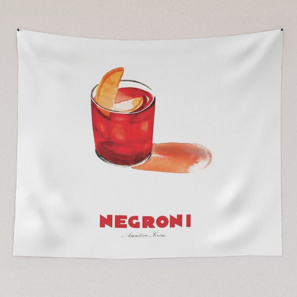 Item preview, Negroni Cocktail Art Print 	 designed and sold by iuimzlirn40.