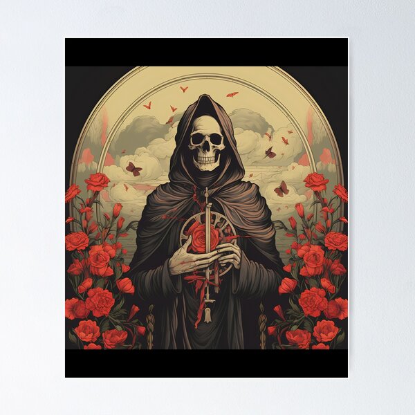 Item preview, I Have Become the Death Gift vor Skeleton Lover designed and sold by Izabela Sawka.