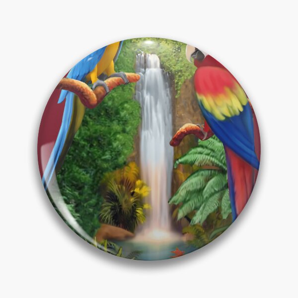Item preview, MACAW TROPICAL PARROTS Drawstring Bag 	 designed and sold by rvonihvuaz65.