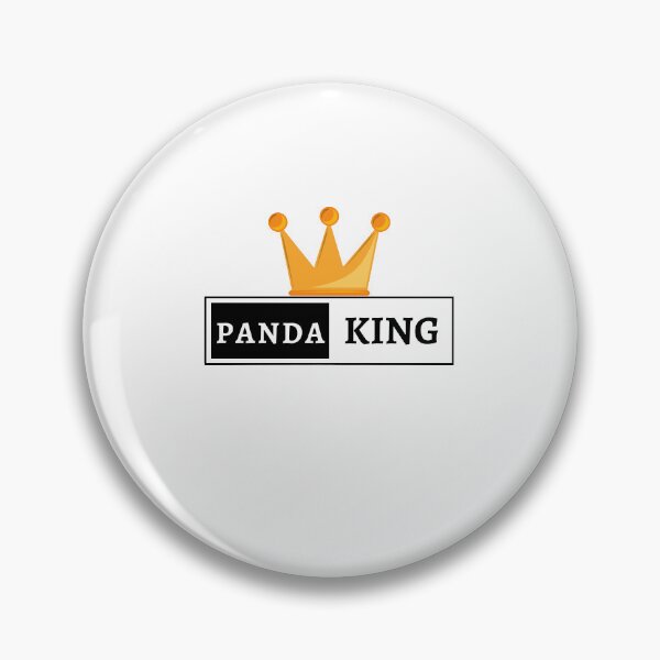 Item preview, Panda King Sticker designed and sold by GhazalehShoaib.