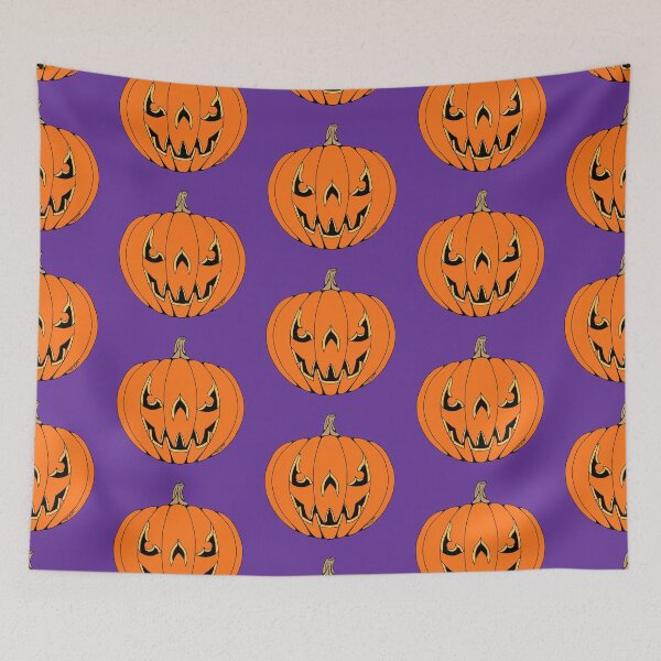 Item preview, Scary Jack-o'-Lantern Halloween Design designed and sold by Azure Lion Productions.