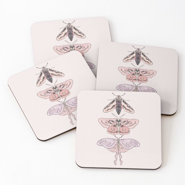 Item preview, Illustrated moths  designed and sold by BlossomandIvy.
