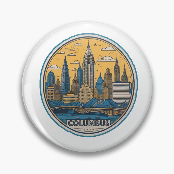 Item preview, Viajes: Diseño del horizonte de Columbus Ohio designed and sold by Gabrielle Strong.