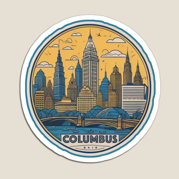 Item preview, Travel: Columbus Ohio Skyline Design designed and sold by Gabrielle Strong.