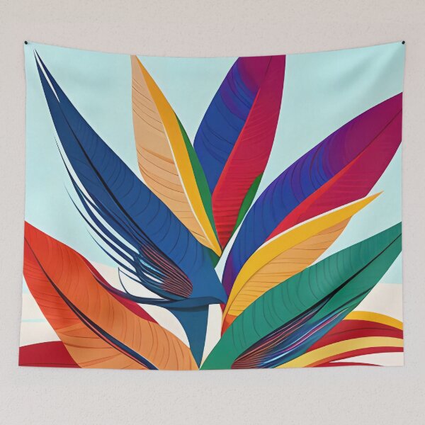 Item preview, Bird of Paradise, AI Art, Boho Botanical Art designed and sold by casaai.
