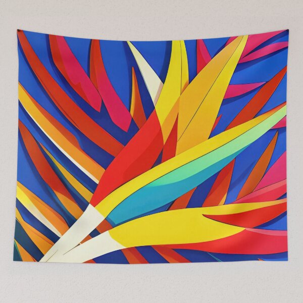 Item preview, Bird of Paradise, AI Art, Boho Botanical Art designed and sold by casaai.