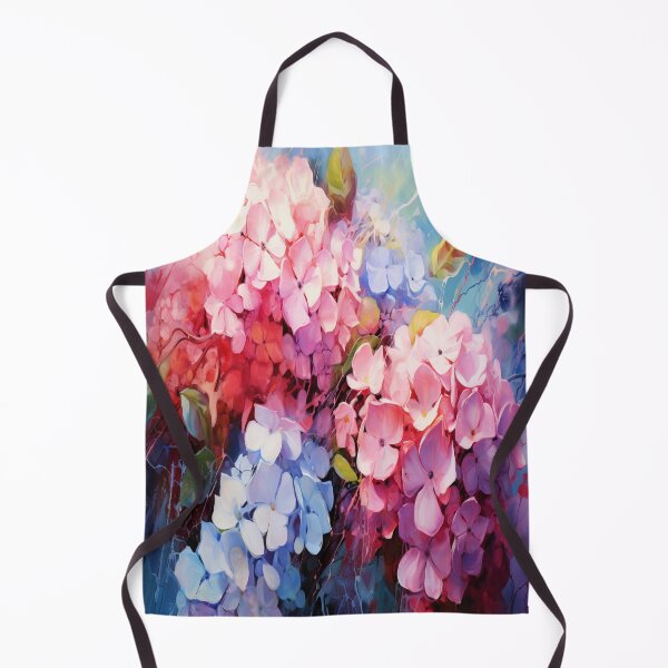 Aperçu de l'œuvre Hydrangeas Brushstrokes créée et vendue par Beauty Art Printable.
