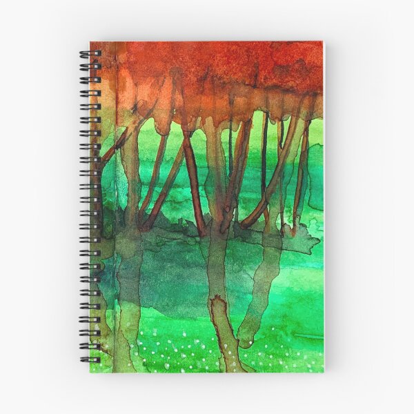 Item preview, Sketchbook Sessions: In the Westerpark (Amsterdam) watercolour spread designed and sold by Jaraart.