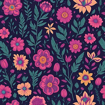 Artwork thumbnail, Spring Pattern by Islandadora
