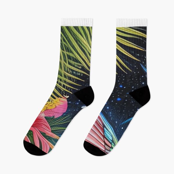Item preview, Cosmic Abstract Hummingbird, cosmic neon abstract hummingbird designed and sold by casaai.