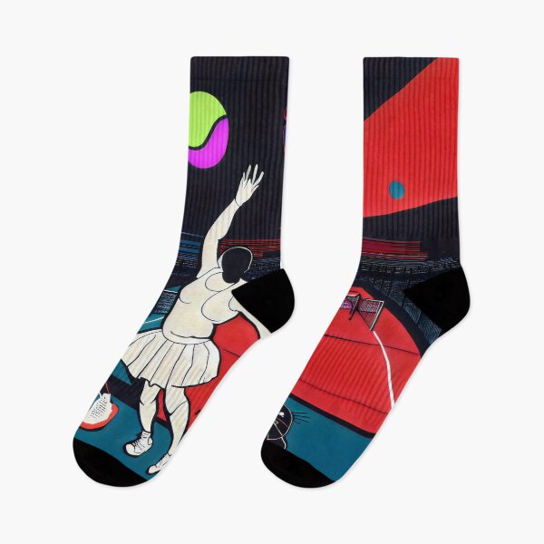 Artikelvorschau, Surreale Pop-Art-Illustration | Absurde Tennis-Collage entworfen und verkauft von Jumitu-Art.