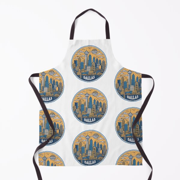 Artikelvorschau, Reisen: Dallas Texas Gold & Teal Minimalistisches Design entworfen und verkauft von Gabrielle Strong.