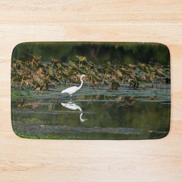 Item preview, White Egret Reflection designed and sold by mljdwhite.