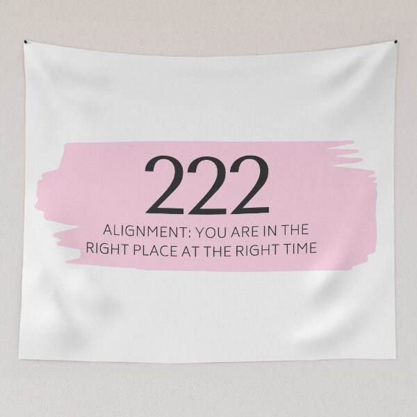 Item preview, 222 Angel Number pink designed and sold by Allie Rockhill.