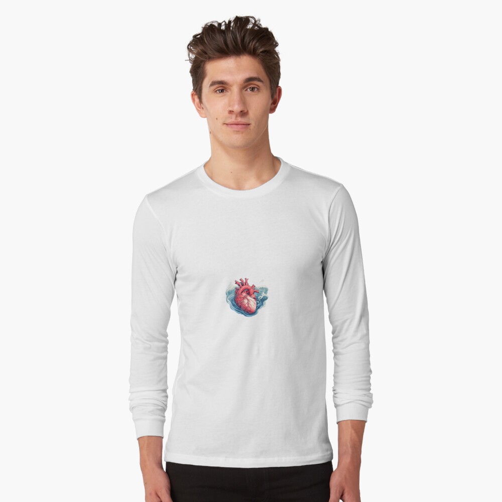 heart in the sea Essential T-Shirt for Sale by earthlymermaid
