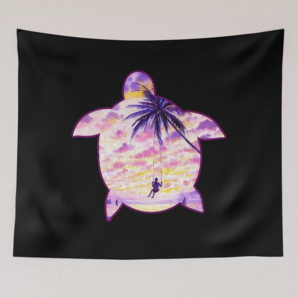 Item preview, SEA TURTLE - Turtle Lover, Beach Day, Pacific Ocean,  Marine Life, Swinging, Self Care designed and sold by Sun Sand & Sea Art.