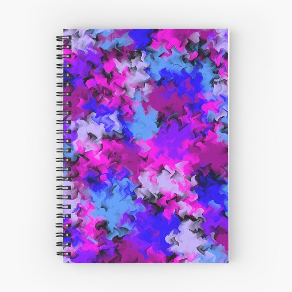 Aperçu de l'œuvre Rose Bleu Ondulation créée et vendue par abstractwhimsy.