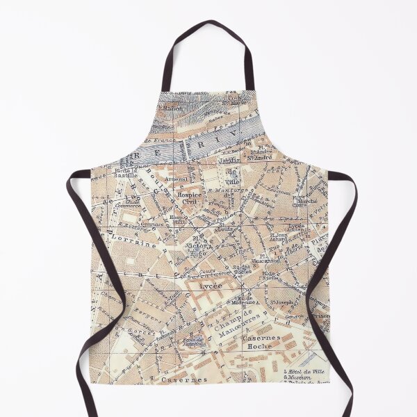 Item preview, Vintage Map of Grenoble France (1914) designed and sold by BravuraMedia.