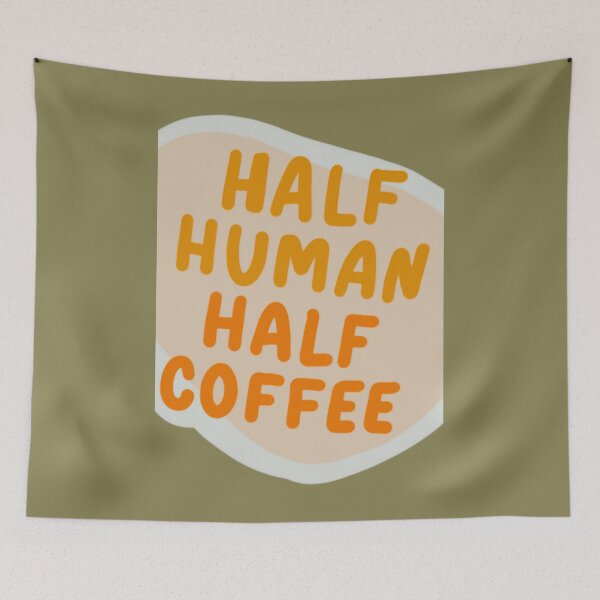 Artikelvorschau, Halb Mensch, halb Kaffee entworfen und verkauft von uvatykbvrr41.