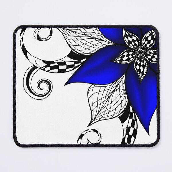 Item preview, Tangled Petals in Cobalt designed and sold by lezell.