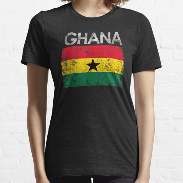 Ghana Soccer Jersey Ghanaian Football Shirt Flag Kids T-Shirt