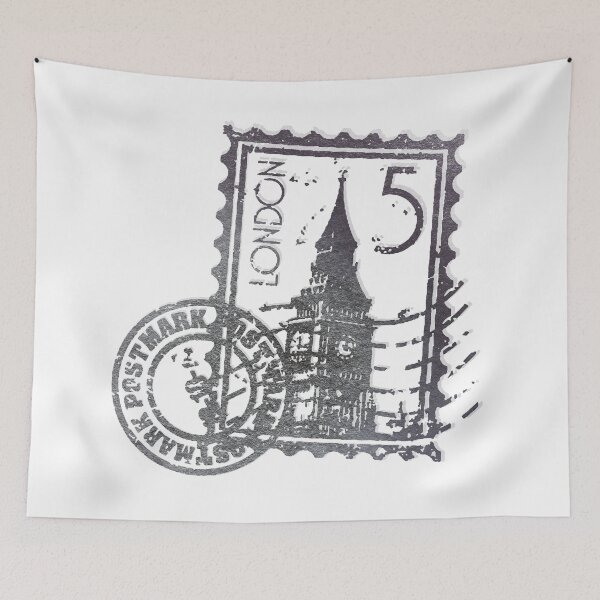 Item preview, London Stamp designed and sold by bubbliciousart.