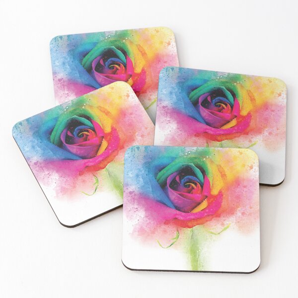 Item preview, Rainbow Rose Explosion designed and sold by DefintionArt.