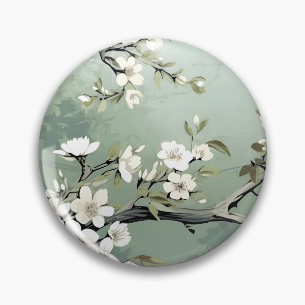 Item preview, Green Cherry Blossoms designed and sold by Soulsystem123.