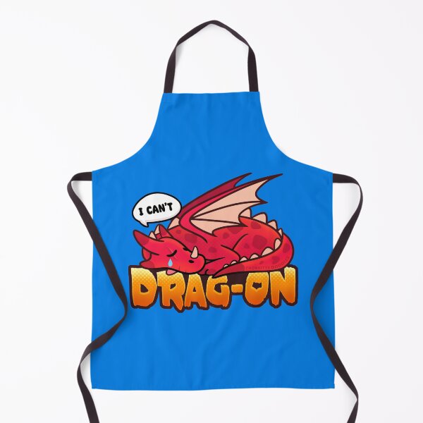 Item preview, Sad Dragon Pun- I can't DRAG-ON - Cute Cartoon designed and sold by Chonkitty.