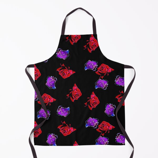Item preview, Strong red and purple roses on a black background designed and sold by FlowerandDesing.