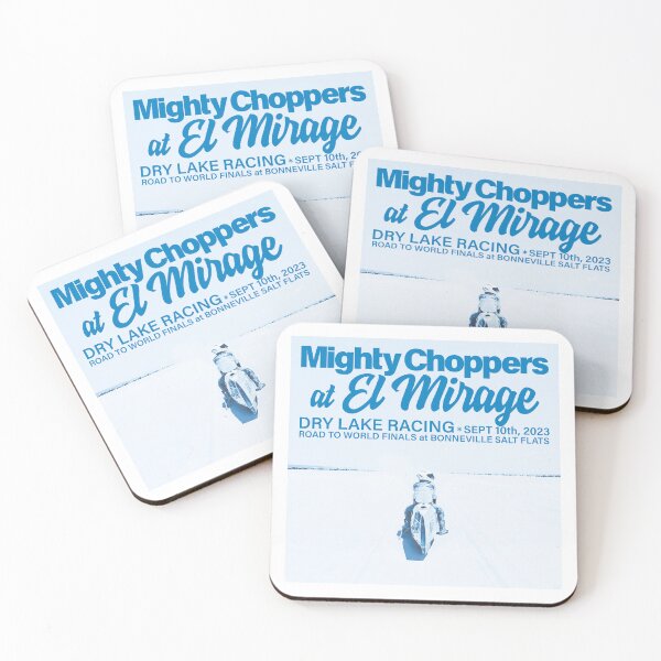 Item preview, El Mirage - legendary dry lake racing tee from Mighty Choppers SpeedShop designed and sold by broslaw.
