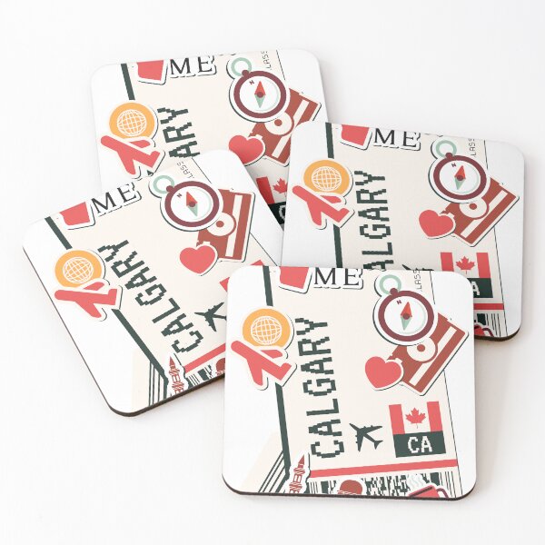 Item preview, Calgary Alberta Boarding Pass designed and sold by funnylifeusa.
