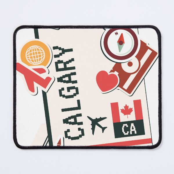 Item preview, Calgary Alberta Boarding Pass designed and sold by funnylifeusa.