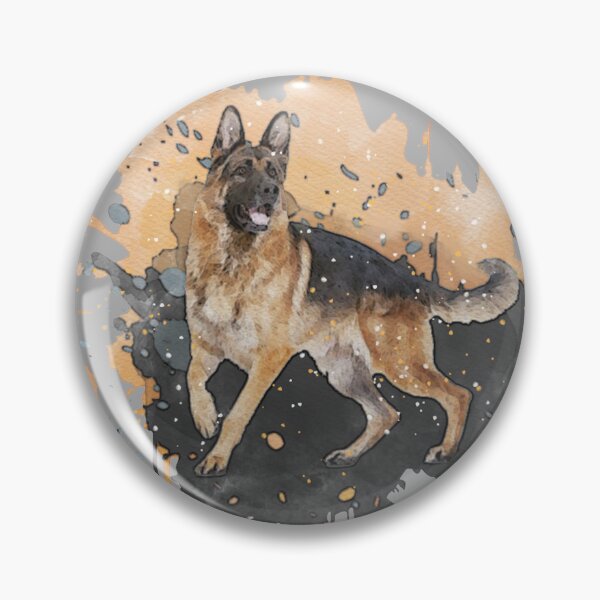 Item preview,  German Shepherds watercolor designed and sold by antonietta40.