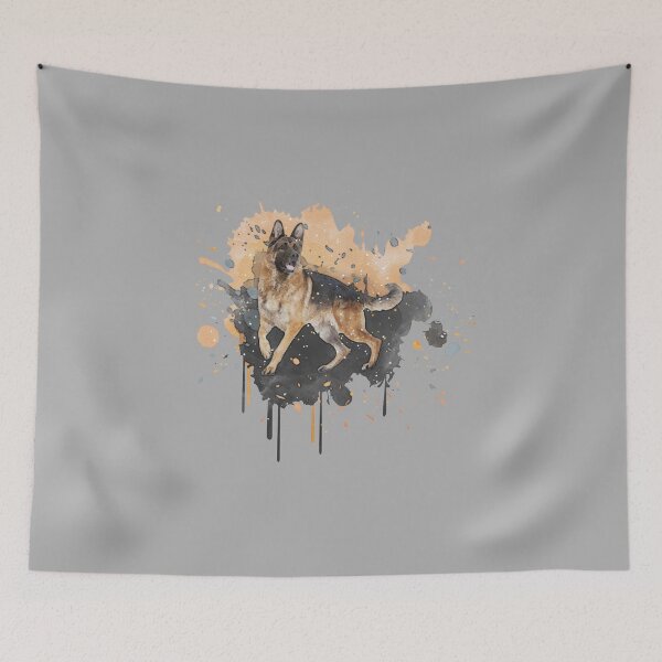 Item preview,  German Shepherds watercolor designed and sold by antonietta40.