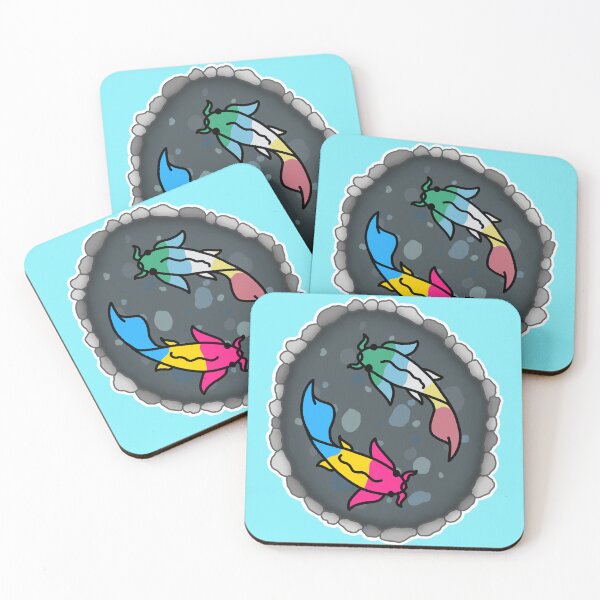 Item preview, Disability and Pan Pride Flag Koi Pond designed and sold by CastleOfDragons.