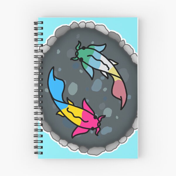 Item preview, Disability and Pan Pride Flag Koi Pond designed and sold by CastleOfDragons.