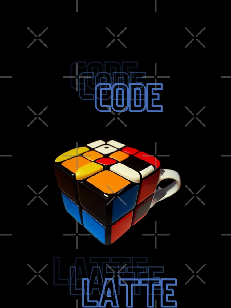 Thumbnail 4 of 4, Samsung Galaxy Phone Case, Code-a-latte, code latte, cube designed and sold by FashCode.