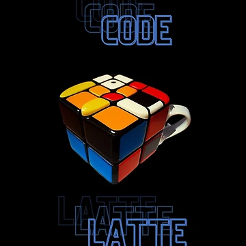 Artwork thumbnail, Code-a-latte, code latte, cube by FashCode