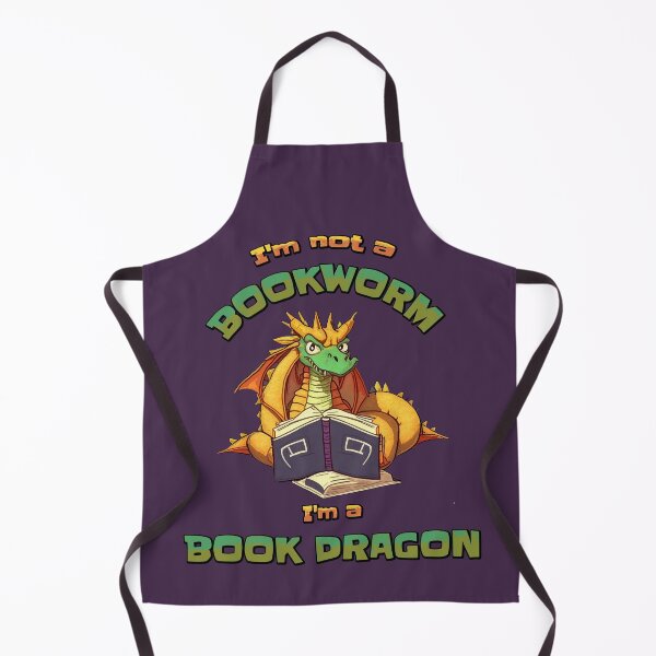 Item preview, I'm not a bookworm, I'm a book dragon (#05)  [Create a set!] designed and sold by SolidEarthArt.
