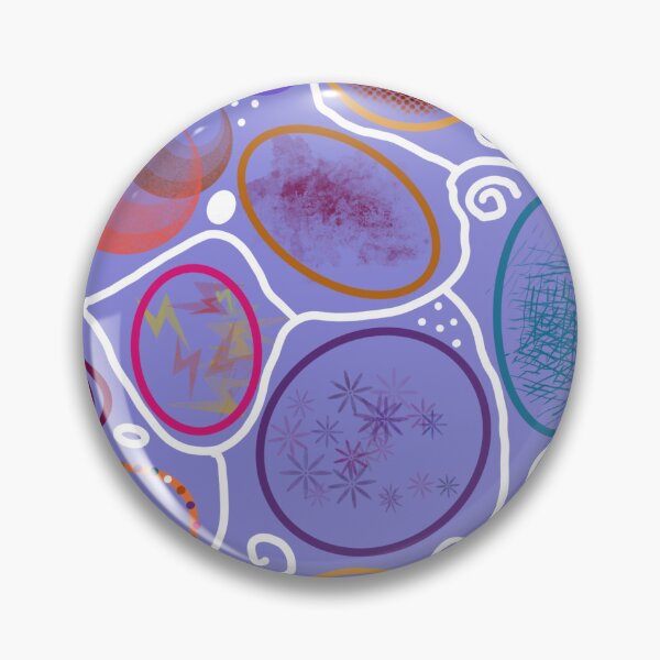 Item preview, Abstract Art -  Circles on Purple  designed and sold by Dorothea Neumann.