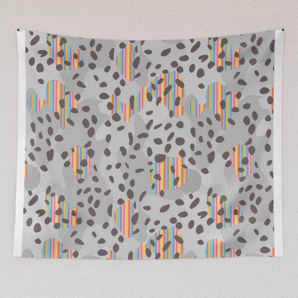 Item preview, Animalier camouflage stripes designed and sold by Alessandro Remo Mazzoni Remotextiles.
