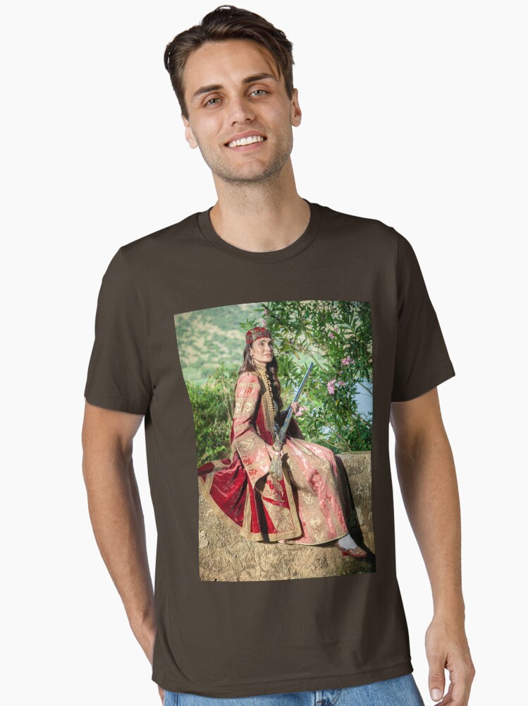 Greek traditional female costume from Epirus Ioannina Essential T-Shirt