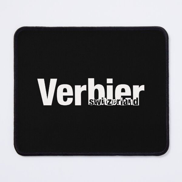 Item preview, Verbier Switzerland / Exclusion / White / Black Background designed and sold by PEK1787.