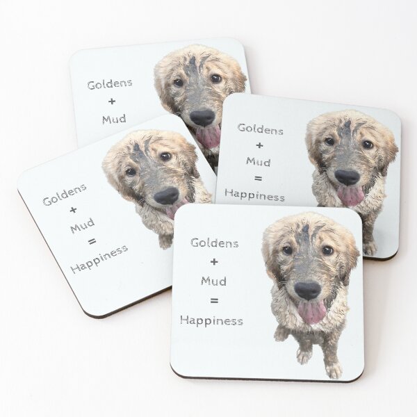Item preview, Muddy Golden Retriever designed and sold by Colorcollage.