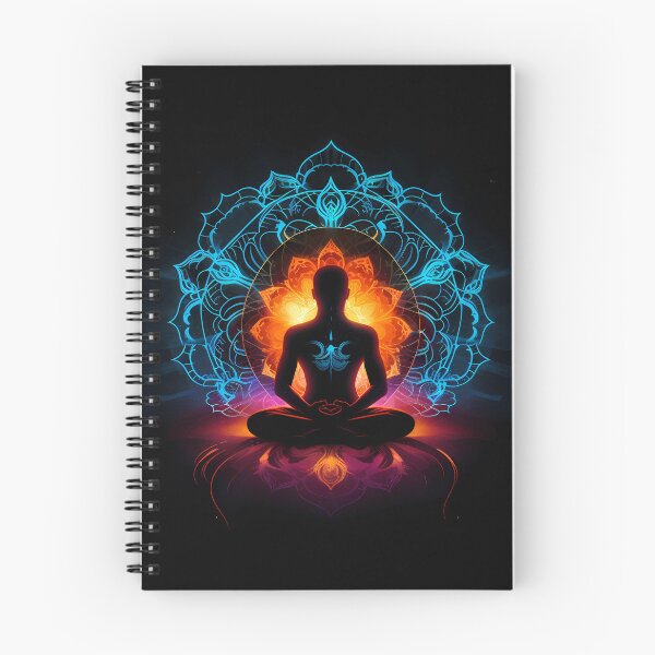 Item preview, Neon Silhouette Meditation designed and sold by Klyngzo1916.