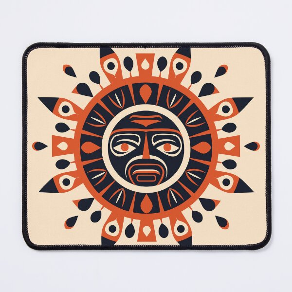 Item preview, A Haida style native art of a Warrior Sun. designed and sold by blackdogshop.